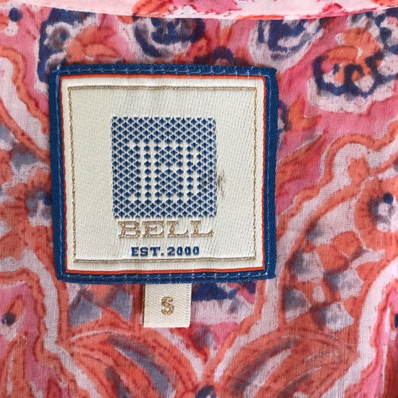 BELL BY ALICIA BELL Lyla Midi Dress Pink Coral Floral - Picture 11 of 14